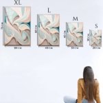 Pastel Ribbon Currents metal wall art print, view 6