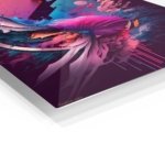 Celestial Bloom Drift metal wall art print, view 2