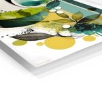 Verdant Orbit Composition metal wall art print, view 2