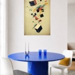 Floating Cubes and Color Arrows metal wall art print, view 5