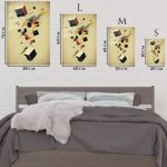 Floating Cubes and Color Arrows metal wall art print, view 6