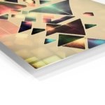 Luminous Geometric Mosaic metal wall art print, view 2