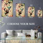 Luminous Geometric Mosaic metal wall art print, view 6