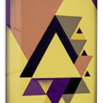 Golden Triangle Rhythm metal wall art print