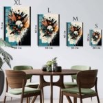 Eclipse Burst metal wall art print, view 6