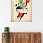 Celestial Geometry metal wall art print, view 5