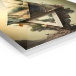 Fragmented Mountain Reverie metal wall art print, view 2