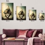 Fragmented Mountain Reverie metal wall art print, view 6