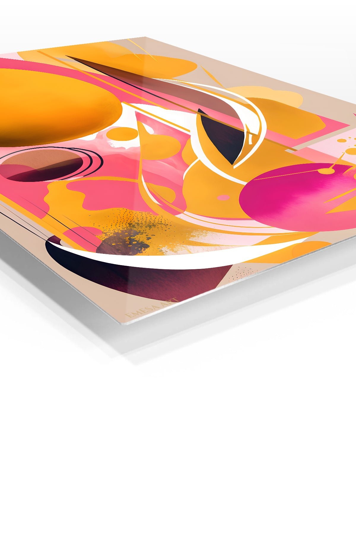 Solar Orbit Geometry metal wall art print, view 2