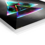 Neon Prism Ascension metal wall art print, view 2