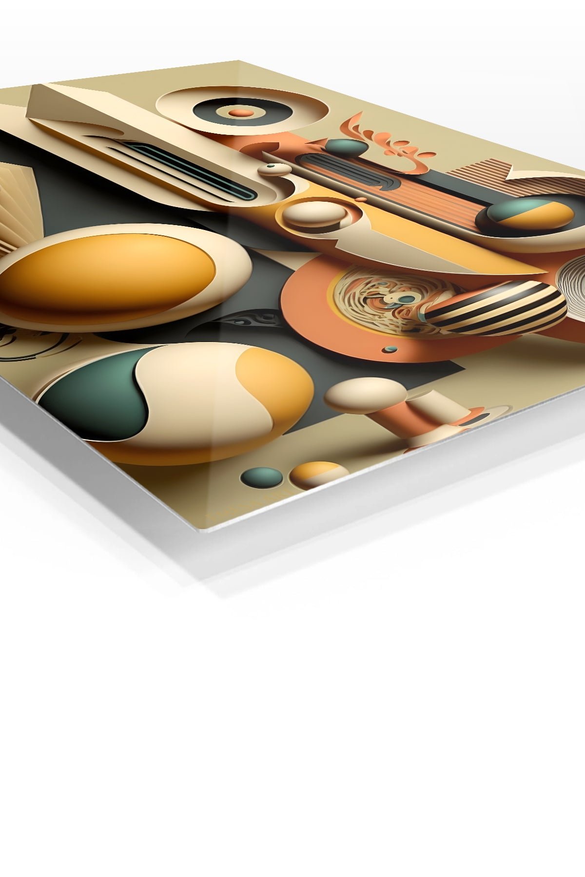 Celestial Geometric Balance metal wall art print, view 2