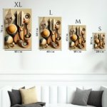 Celestial Geometric Balance metal wall art print, view 6