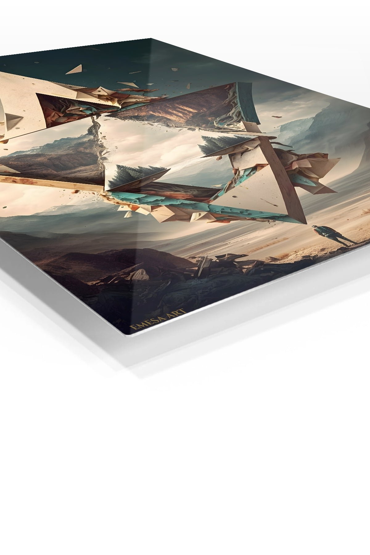 Fragments of the Mountain Passage metal wall art print, view 2