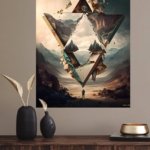 Fragments of the Mountain Passage metal wall art print, view 4