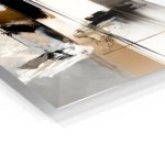 Gilded Geometry in Motion metal wall art print, view 2