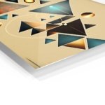 Celestial Triangle Balance metal wall art print, view 2