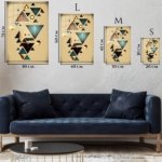 Celestial Triangle Balance metal wall art print, view 6