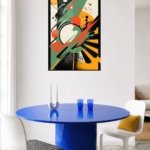 Emerald Orbit metal wall art print, view 5