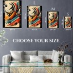 Orbiting Currents metal wall art print, view 6