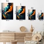 Ember and Tide metal wall art print, view 6