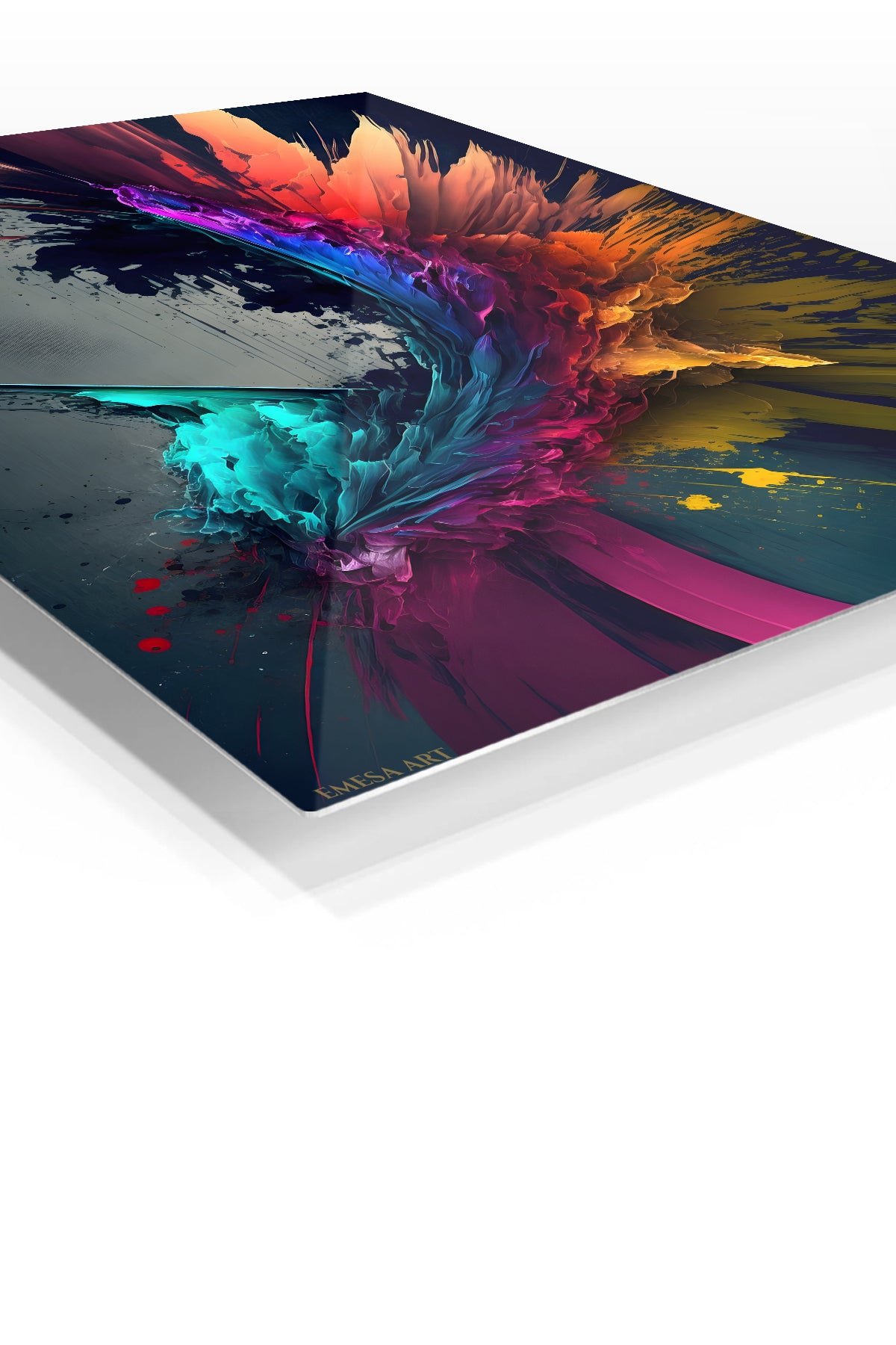 Prismatic Burst metal wall art print, view 2