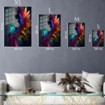 Prismatic Burst metal wall art print, view 6