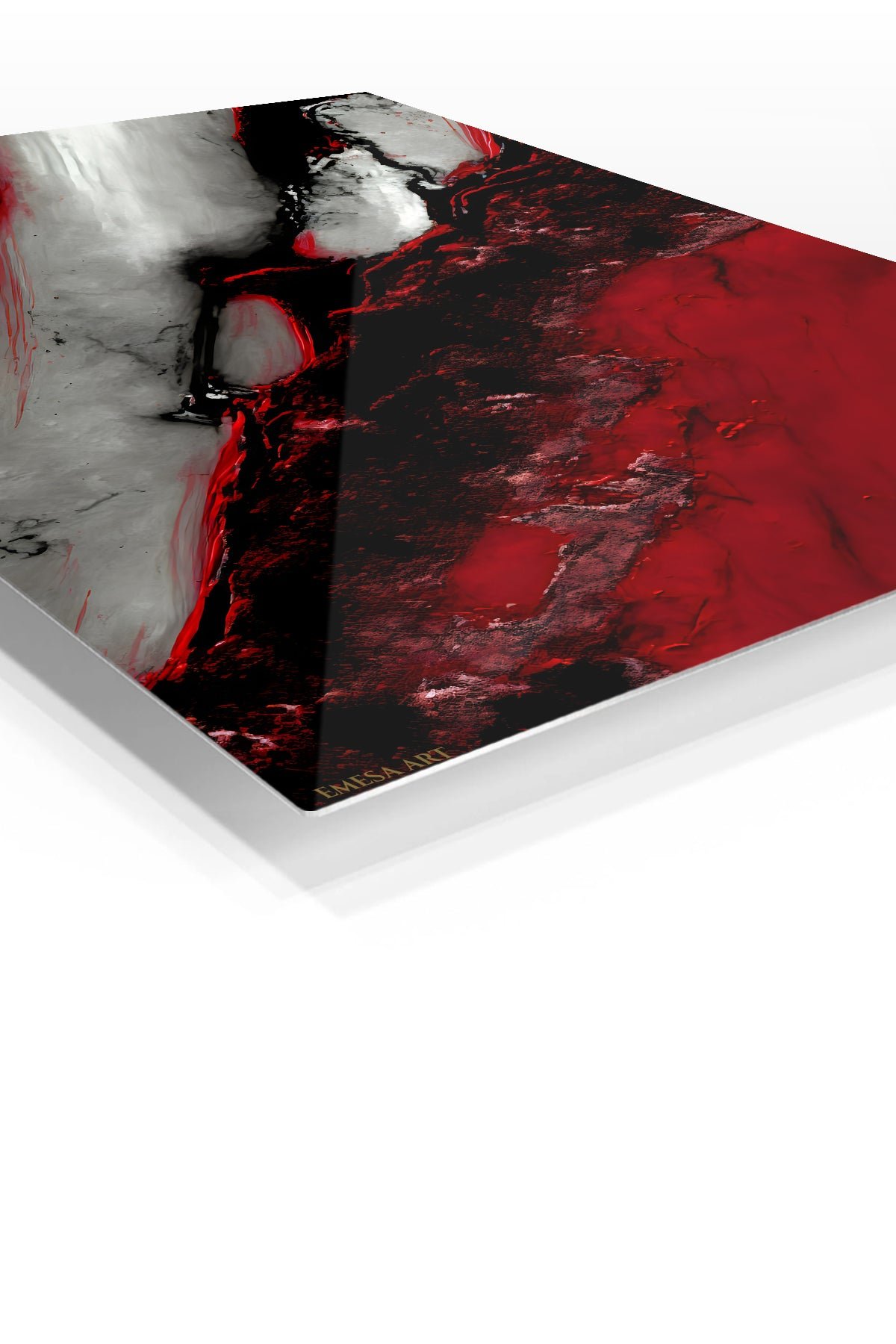 Crimson Rift metal wall art print, view 2