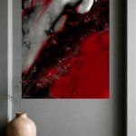 Crimson Rift metal wall art print, view 4