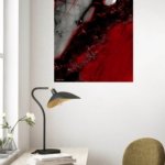 Crimson Rift metal wall art print, view 5