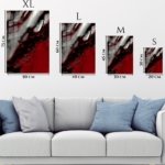 Crimson Rift metal wall art print, view 6