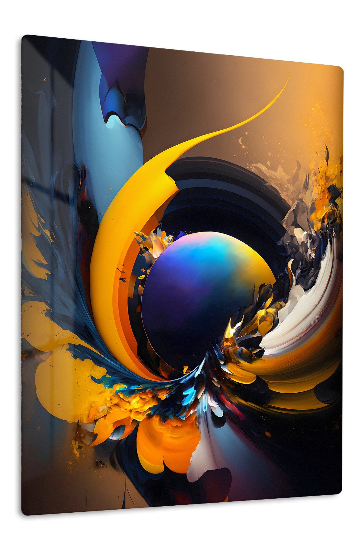 Solar Orbit Fusion metal wall art print