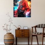 Cosmic Straw Hat Adventurer metal wall art print, view 5