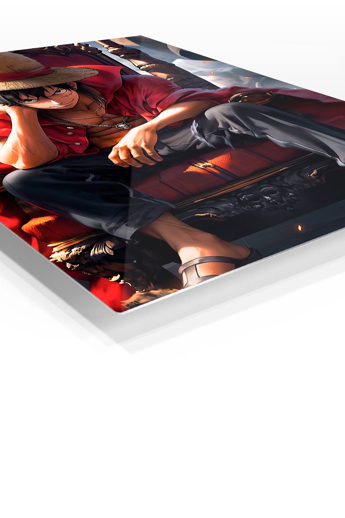 Straw Hat Throne Hero metal wall art print, view 2