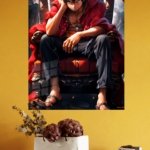Straw Hat Throne Hero metal wall art print, view 4