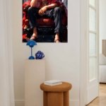 Straw Hat Throne Hero metal wall art print, view 5