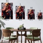 Straw Hat Throne Hero metal wall art print, view 6