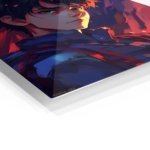 Scarlet Shadow Warrior metal wall art print, view 2