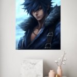 Frostbound Dark Warrior metal wall art print, view 4
