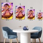 Flame Laughing Hero metal wall art print, view 6