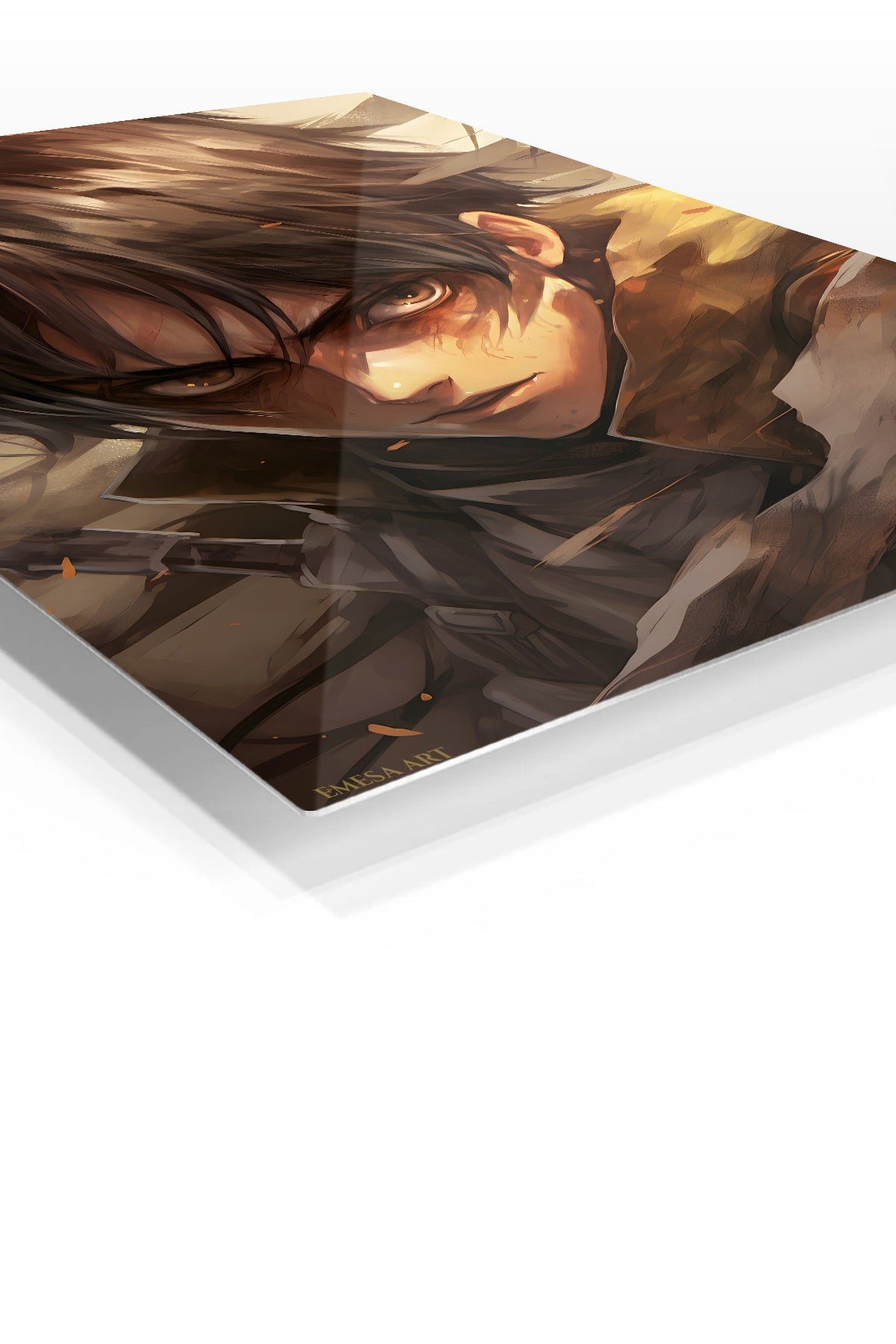 Amber-Eyed Battle Hero metal wall art print, view 2
