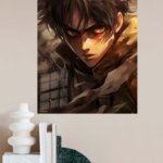 Amber-Eyed Battle Hero metal wall art print, view 4