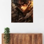 Amber-Eyed Battle Hero metal wall art print, view 5