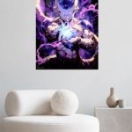 Cosmic Energy Fighter metal wall art print, view 5
