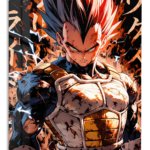 Thunderclad Rival Warrior metal wall art print