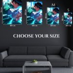 Electric Fist Warrior metal wall art print, view 6