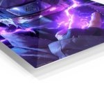 Neon Masked Ninja Energy metal wall art print, view 2