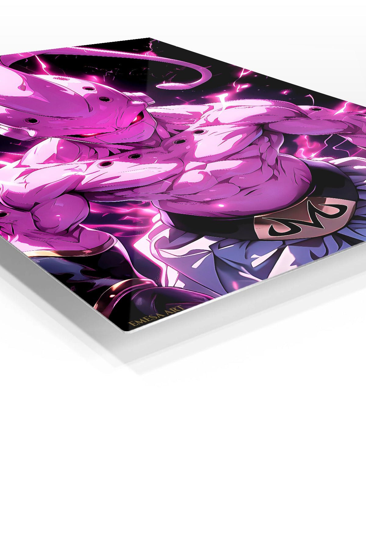 Neon Armored Phantom metal wall art print, view 2