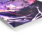 Shattered Violet Ninja metal wall art print, view 2