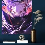 Shattered Violet Ninja metal wall art print, view 4