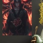 Crimson Symbol Shadow Warrior metal wall art print, view 4